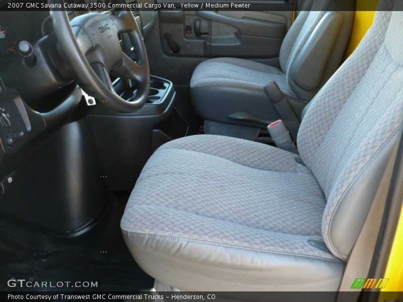 Yellow / Medium Pewter 2007 GMC Savana Cutaway 3500 Commercial Cargo Van