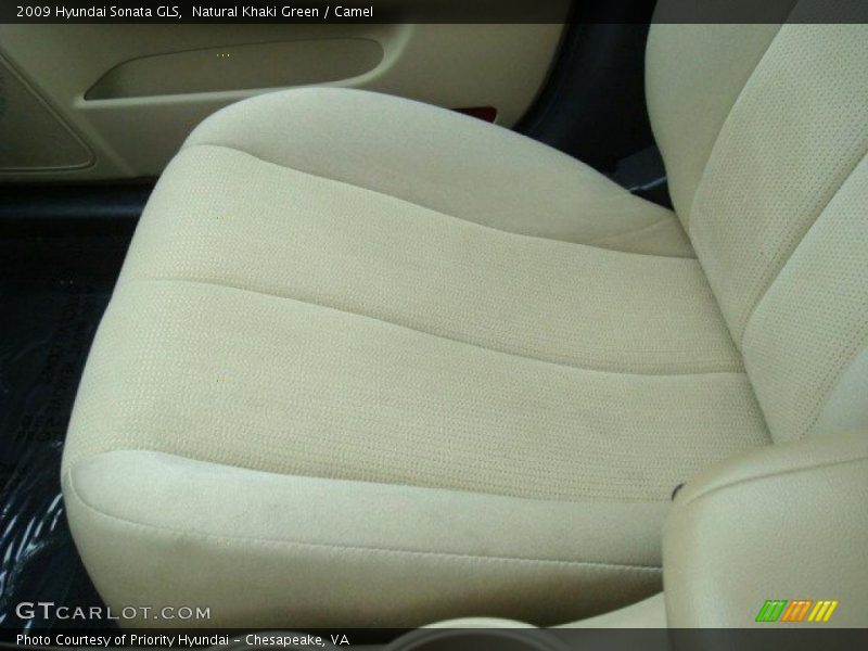 Natural Khaki Green / Camel 2009 Hyundai Sonata GLS