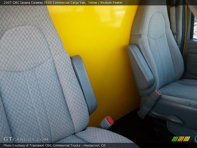 Yellow / Medium Pewter 2007 GMC Savana Cutaway 3500 Commercial Cargo Van
