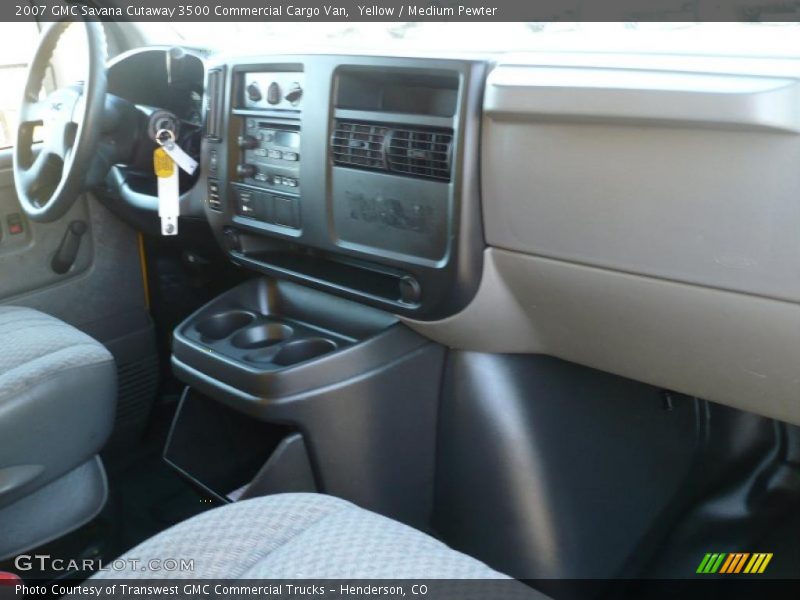 Yellow / Medium Pewter 2007 GMC Savana Cutaway 3500 Commercial Cargo Van