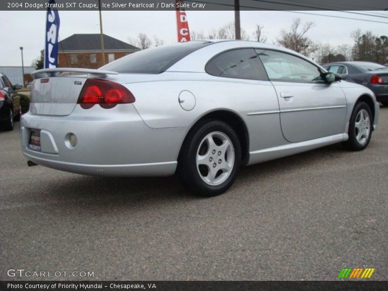 Ice Silver Pearlcoat / Dark Slate Gray 2004 Dodge Stratus SXT Coupe