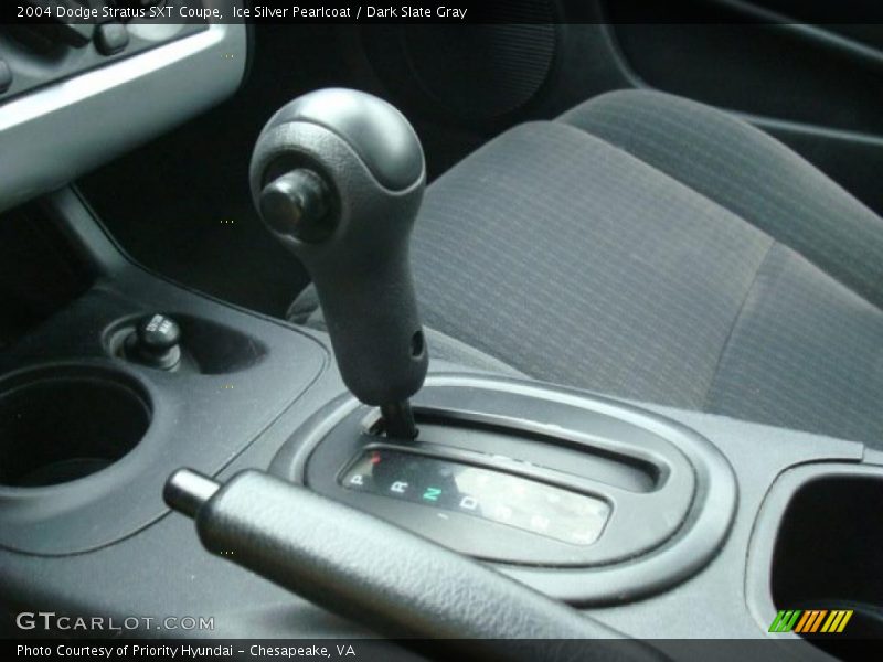 Ice Silver Pearlcoat / Dark Slate Gray 2004 Dodge Stratus SXT Coupe