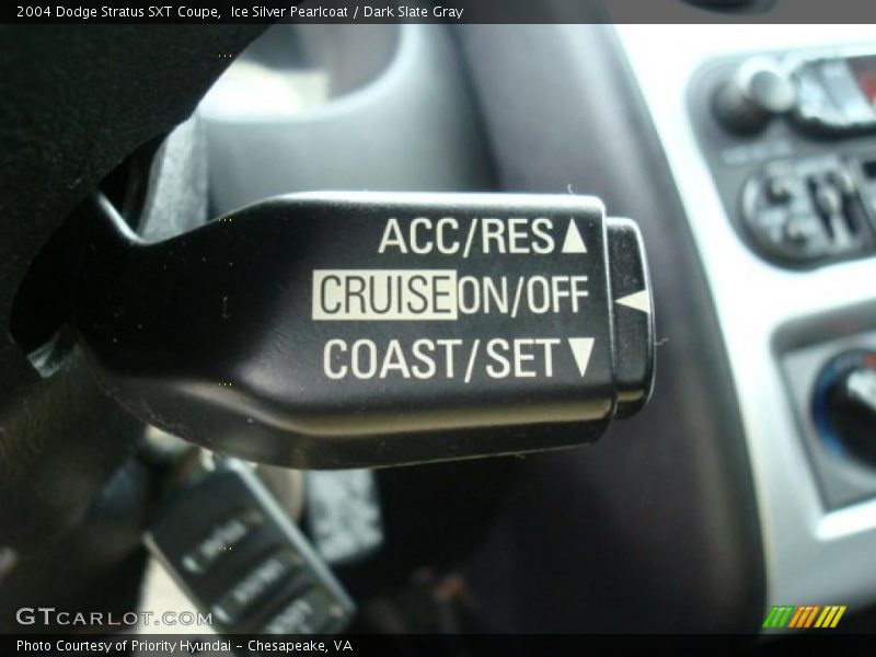 Ice Silver Pearlcoat / Dark Slate Gray 2004 Dodge Stratus SXT Coupe
