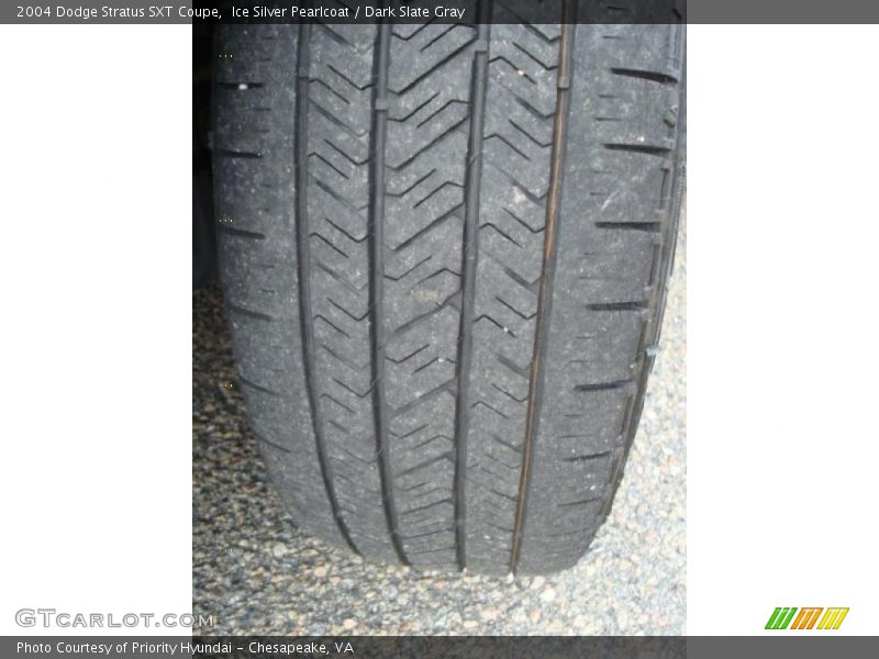 Ice Silver Pearlcoat / Dark Slate Gray 2004 Dodge Stratus SXT Coupe