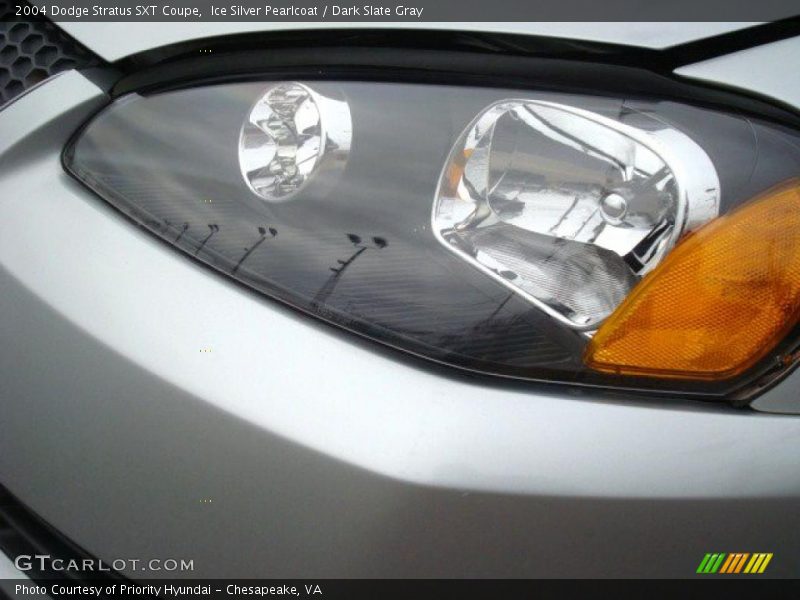 Ice Silver Pearlcoat / Dark Slate Gray 2004 Dodge Stratus SXT Coupe