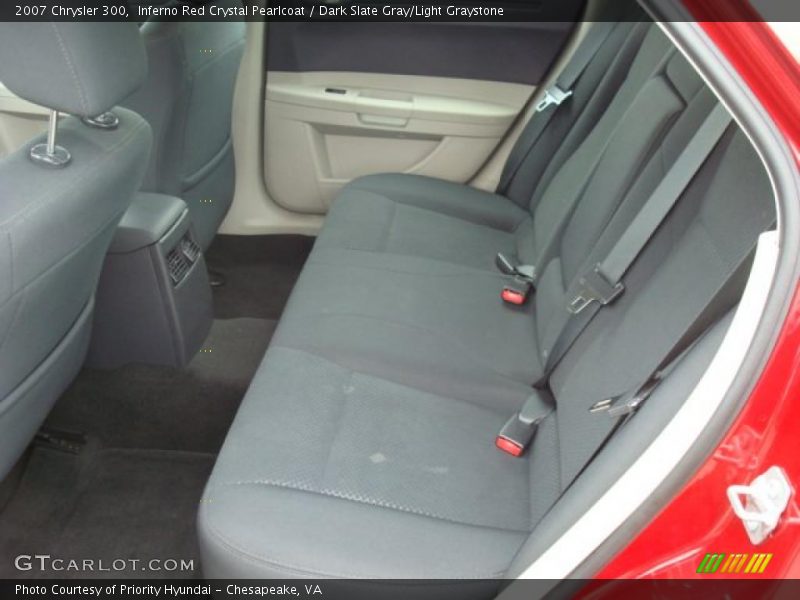 Inferno Red Crystal Pearlcoat / Dark Slate Gray/Light Graystone 2007 Chrysler 300