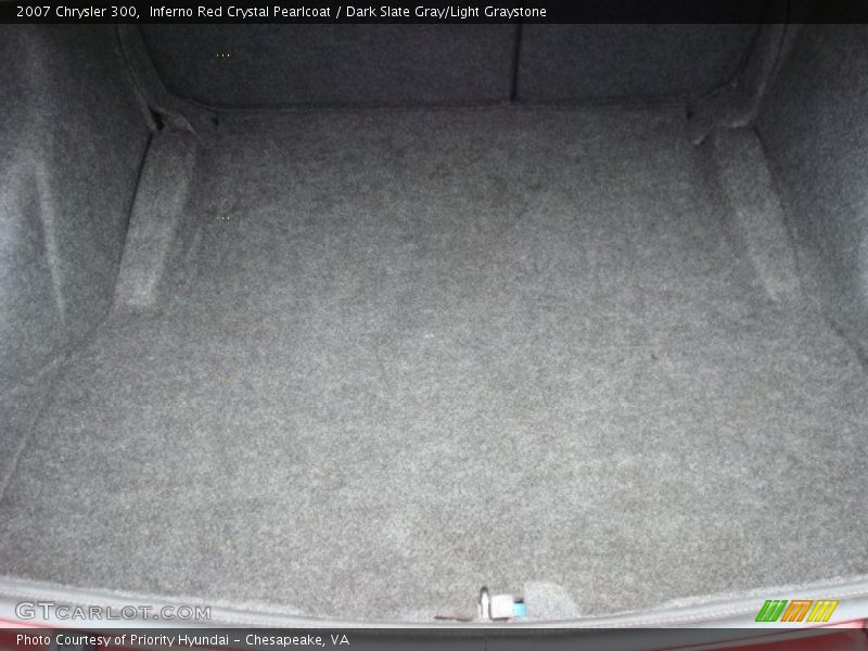 Inferno Red Crystal Pearlcoat / Dark Slate Gray/Light Graystone 2007 Chrysler 300