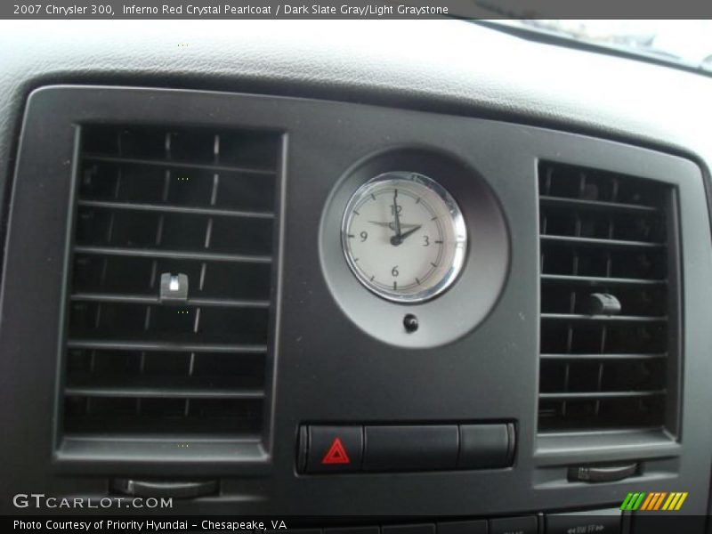 Inferno Red Crystal Pearlcoat / Dark Slate Gray/Light Graystone 2007 Chrysler 300
