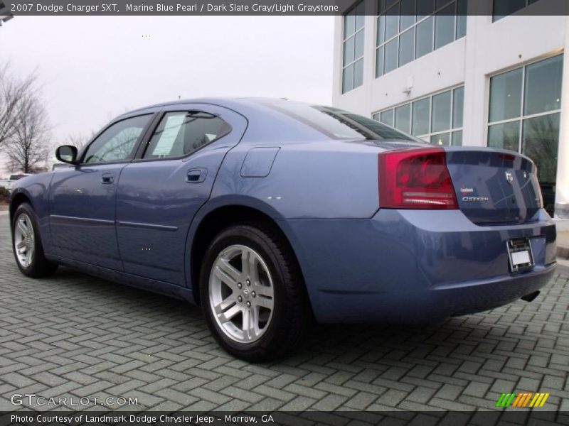 Marine Blue Pearl / Dark Slate Gray/Light Graystone 2007 Dodge Charger SXT
