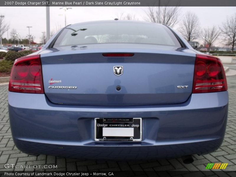 Marine Blue Pearl / Dark Slate Gray/Light Graystone 2007 Dodge Charger SXT