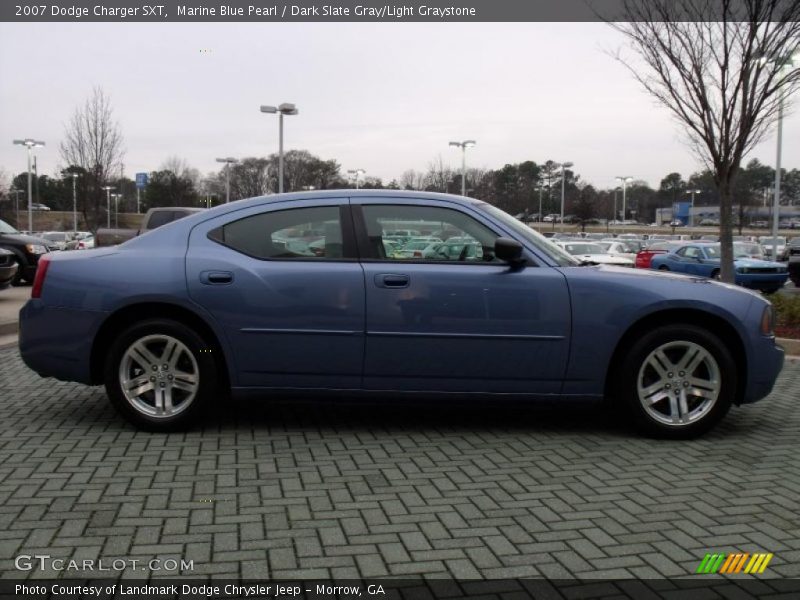 Marine Blue Pearl / Dark Slate Gray/Light Graystone 2007 Dodge Charger SXT