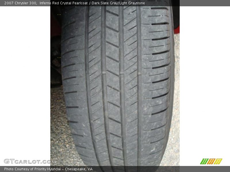 Inferno Red Crystal Pearlcoat / Dark Slate Gray/Light Graystone 2007 Chrysler 300