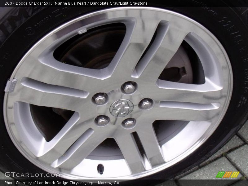 Marine Blue Pearl / Dark Slate Gray/Light Graystone 2007 Dodge Charger SXT