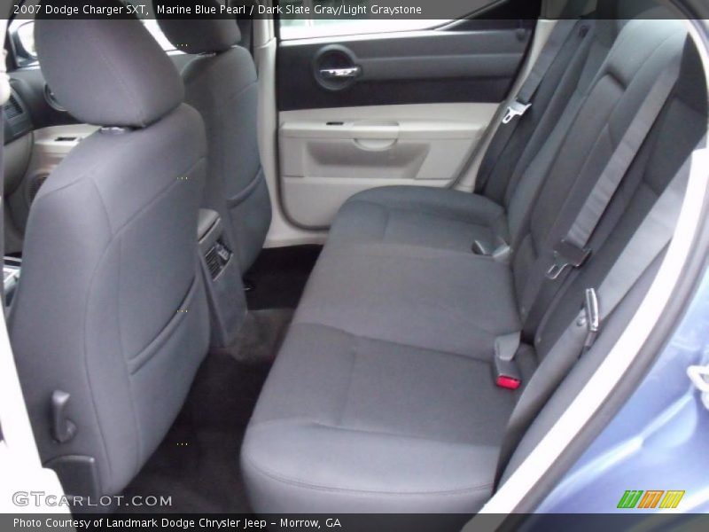 Marine Blue Pearl / Dark Slate Gray/Light Graystone 2007 Dodge Charger SXT