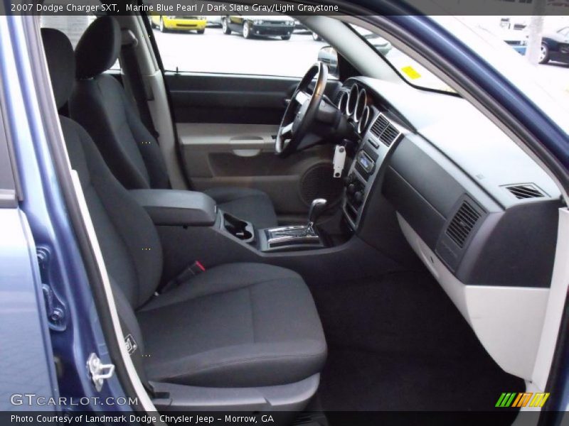 Marine Blue Pearl / Dark Slate Gray/Light Graystone 2007 Dodge Charger SXT