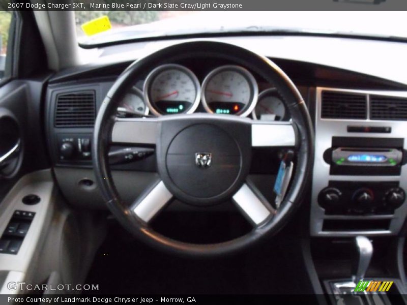 Marine Blue Pearl / Dark Slate Gray/Light Graystone 2007 Dodge Charger SXT