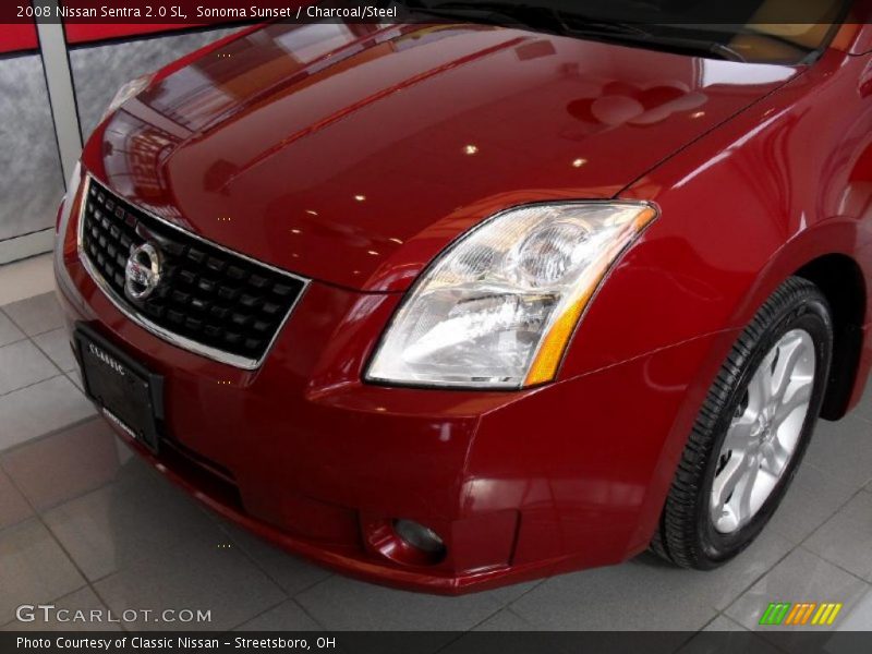 Sonoma Sunset / Charcoal/Steel 2008 Nissan Sentra 2.0 SL