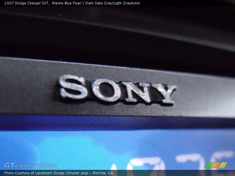 Marine Blue Pearl / Dark Slate Gray/Light Graystone 2007 Dodge Charger SXT