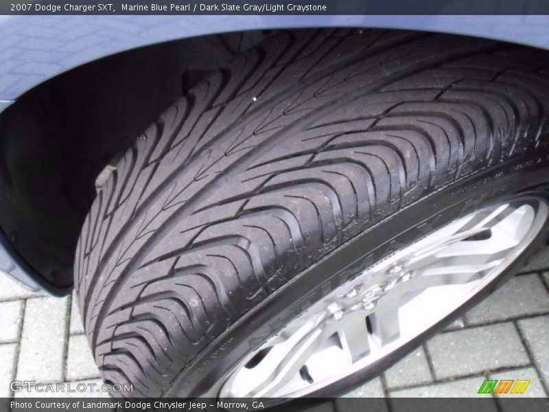 Marine Blue Pearl / Dark Slate Gray/Light Graystone 2007 Dodge Charger SXT