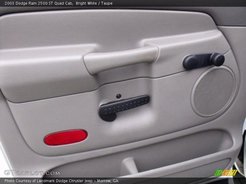 Bright White / Taupe 2003 Dodge Ram 2500 ST Quad Cab