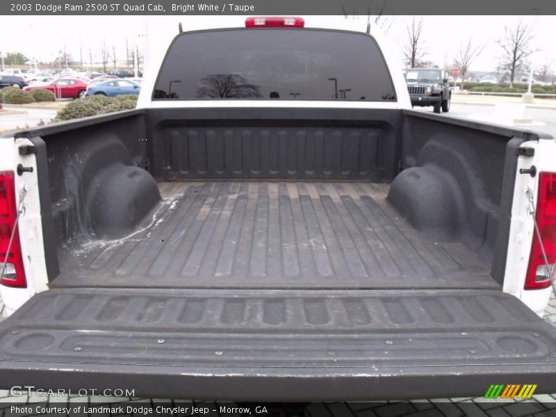 Bright White / Taupe 2003 Dodge Ram 2500 ST Quad Cab