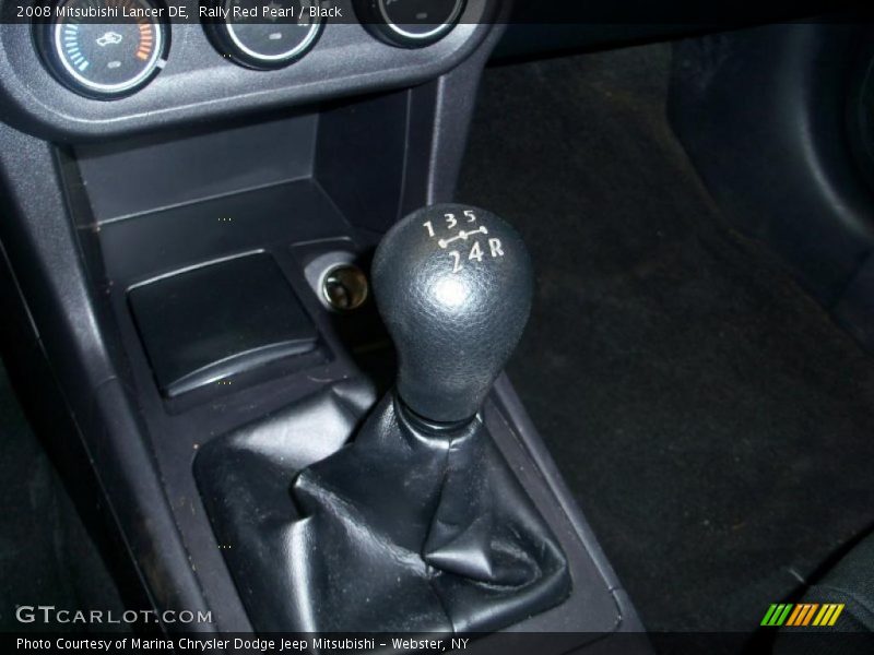 Rally Red Pearl / Black 2008 Mitsubishi Lancer DE
