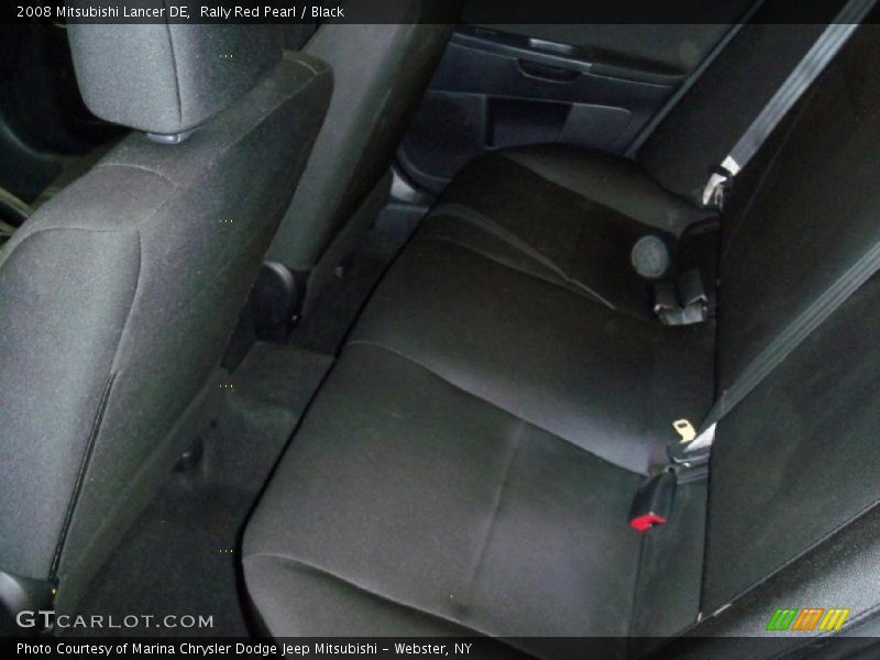 Rally Red Pearl / Black 2008 Mitsubishi Lancer DE
