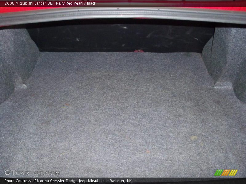 Rally Red Pearl / Black 2008 Mitsubishi Lancer DE