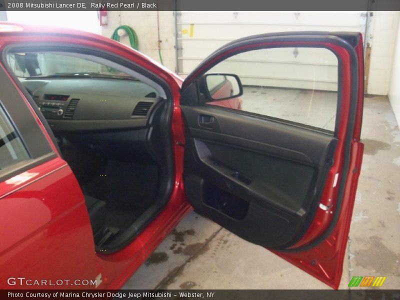 Rally Red Pearl / Black 2008 Mitsubishi Lancer DE