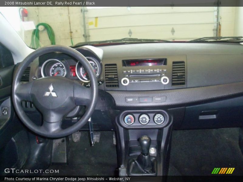 Rally Red Pearl / Black 2008 Mitsubishi Lancer DE