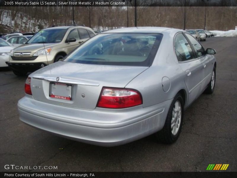 Silver Frost Metallic / Medium Graphite 2005 Mercury Sable LS Sedan