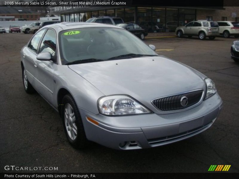 Silver Frost Metallic / Medium Graphite 2005 Mercury Sable LS Sedan