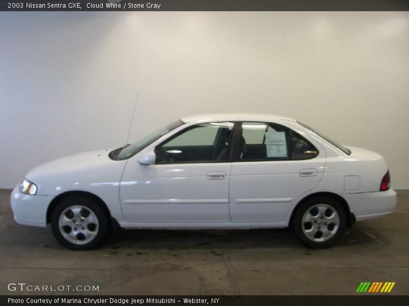 Cloud White / Stone Gray 2003 Nissan Sentra GXE