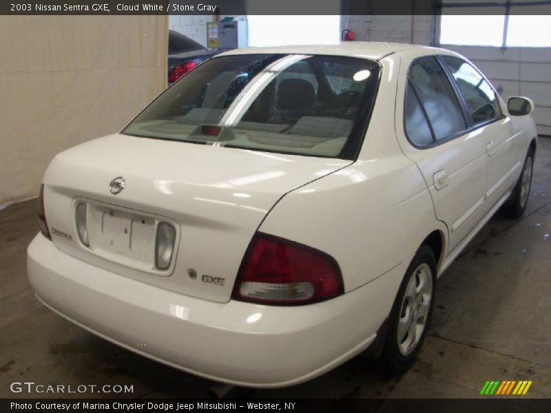 Cloud White / Stone Gray 2003 Nissan Sentra GXE