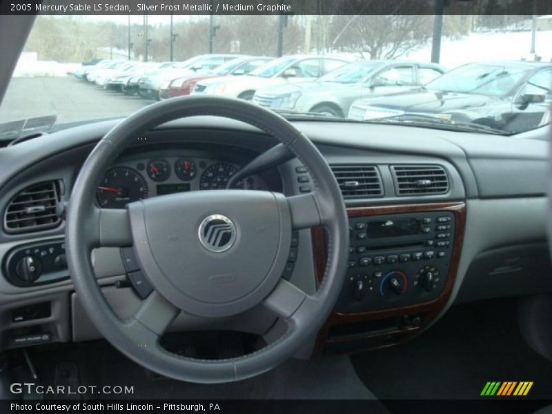 Silver Frost Metallic / Medium Graphite 2005 Mercury Sable LS Sedan