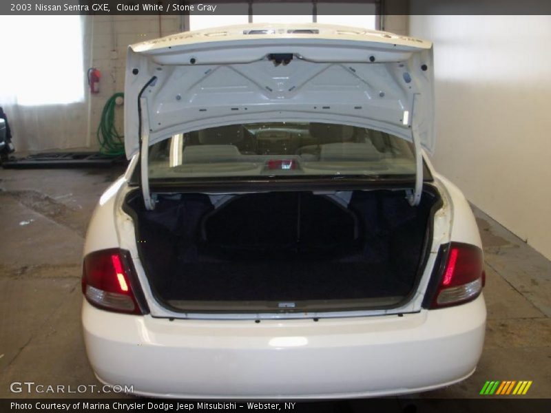 Cloud White / Stone Gray 2003 Nissan Sentra GXE
