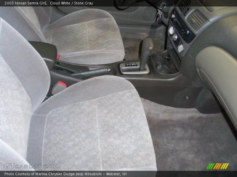 Cloud White / Stone Gray 2003 Nissan Sentra GXE