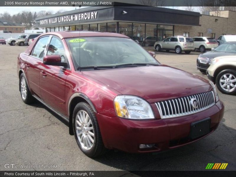 Merlot Metallic / Pebble 2006 Mercury Montego Premier AWD