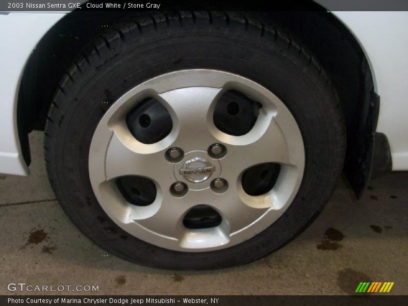 Cloud White / Stone Gray 2003 Nissan Sentra GXE