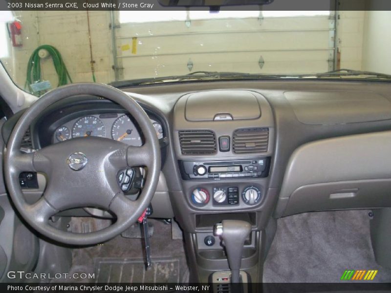 Cloud White / Stone Gray 2003 Nissan Sentra GXE