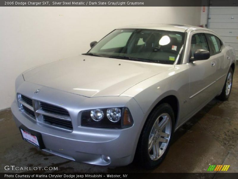 Silver Steel Metallic / Dark Slate Gray/Light Graystone 2006 Dodge Charger SXT
