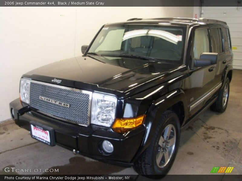 Black / Medium Slate Gray 2006 Jeep Commander 4x4