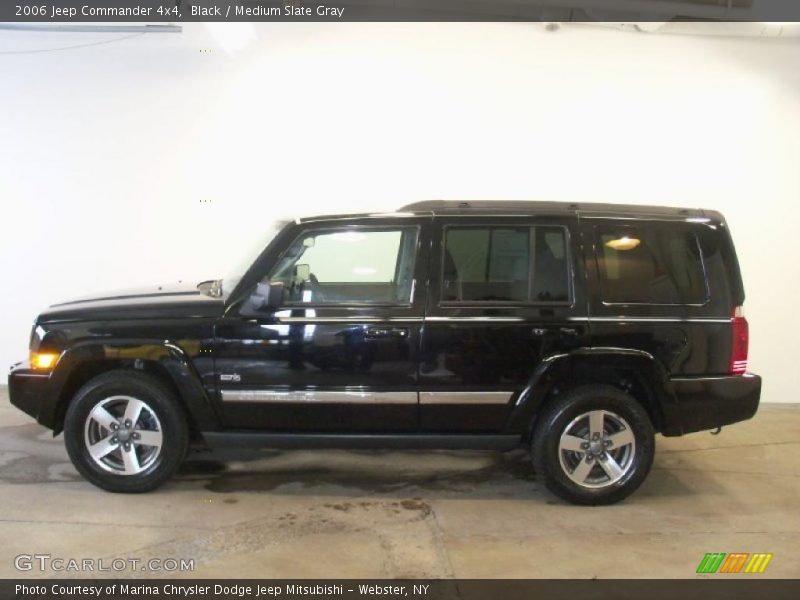 Black / Medium Slate Gray 2006 Jeep Commander 4x4