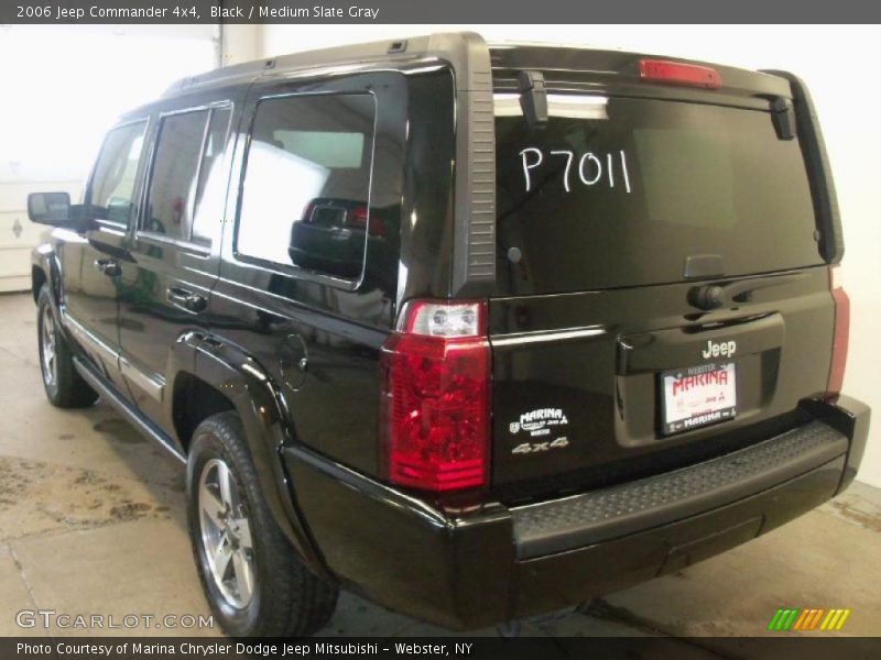 Black / Medium Slate Gray 2006 Jeep Commander 4x4