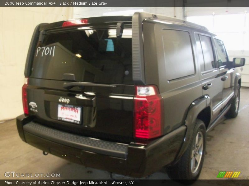 Black / Medium Slate Gray 2006 Jeep Commander 4x4
