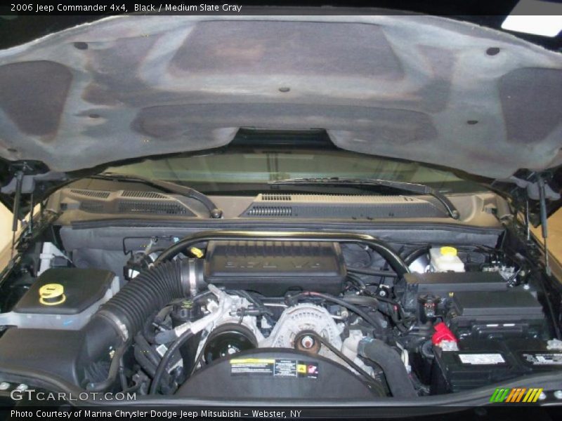 Black / Medium Slate Gray 2006 Jeep Commander 4x4