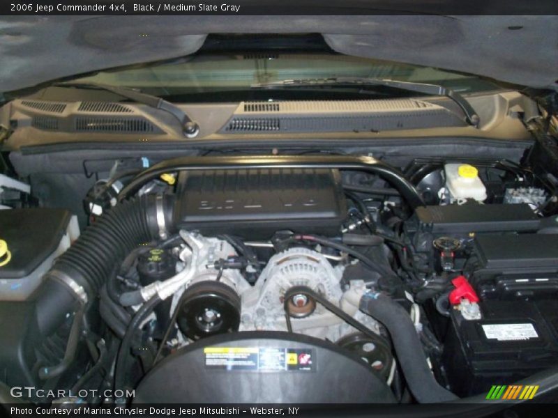 Black / Medium Slate Gray 2006 Jeep Commander 4x4