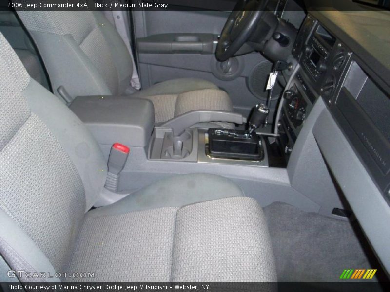 Black / Medium Slate Gray 2006 Jeep Commander 4x4