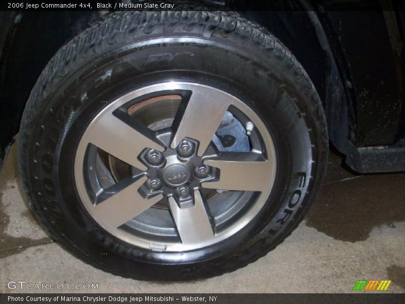 Black / Medium Slate Gray 2006 Jeep Commander 4x4