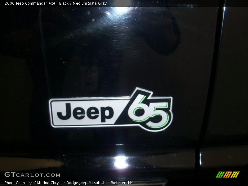 Black / Medium Slate Gray 2006 Jeep Commander 4x4